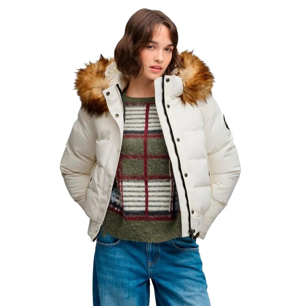 Superdry Damen Blousons & Bomberjacken Beige Gr. Mittel - Bild 7