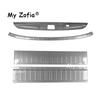 For ZEEKR 9X 2025 2026 Car Rear Guard Plate Trunk Protective ABS Carbon fiber Pattern Cover Interior Accessories