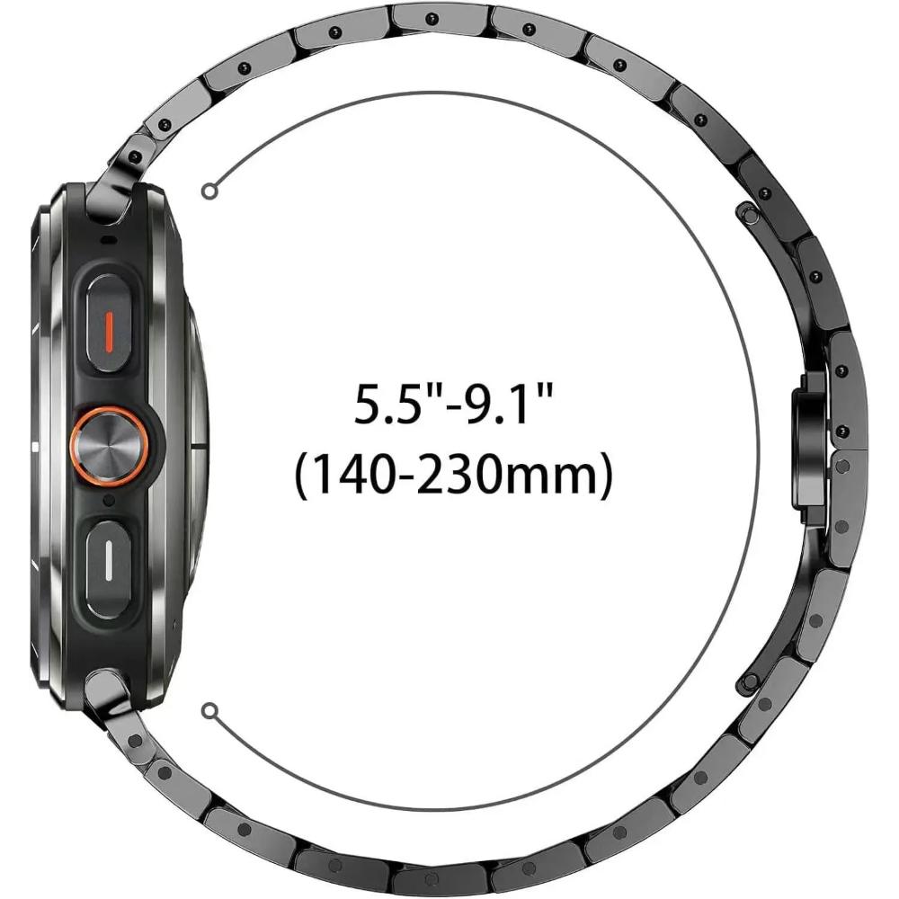 Metal stainless steel Band for Samsung Galaxy Watch 9 Ultra2 47mm Men Bracelet Luxury Metal Strap for Samsung Galaxy watch 9/8/8Classic 40mm 44mm 46mm