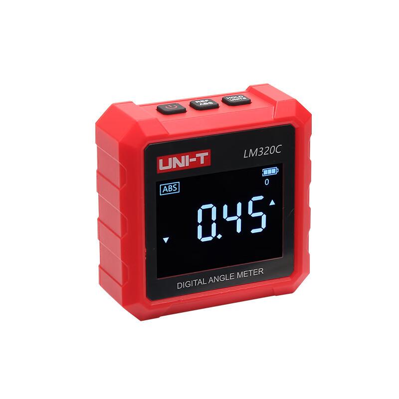UNI-T LM320C Digital Inclinometer Electronic Goniometer Magnetic Angle Meter for Precision Measurement Absolute & Relative 4x90°
