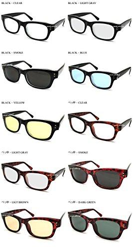 [design Vintage] WELLINGTON BIKER SHADE (tortoiseshell X DARK GREEN)