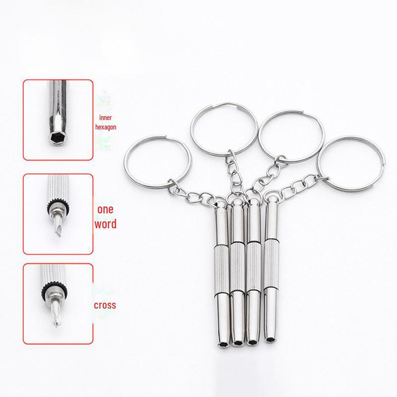 Multi-Purpose Precision Screwdriver for Glasses, Watches, Phones, and Frame Repair – Includes Cross Head and Accessories.