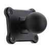 Aluminum Alloy Square Mounting Base with 1 Inch Ball for Head Mount for Zumo 400/450/500/550/660 Rider GPS for Motorcycl