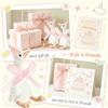 6/12/24Pcs One Silly Goose Adopt a Goose Party Favor 11.8 Inch  Plush Goose With Mini Hat Ribbon Baby Shower Birthday Party Gift