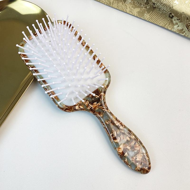 European Acetate Fiber Airbag Comb for Girls – Fluffy Crown Massage Cushion Comb