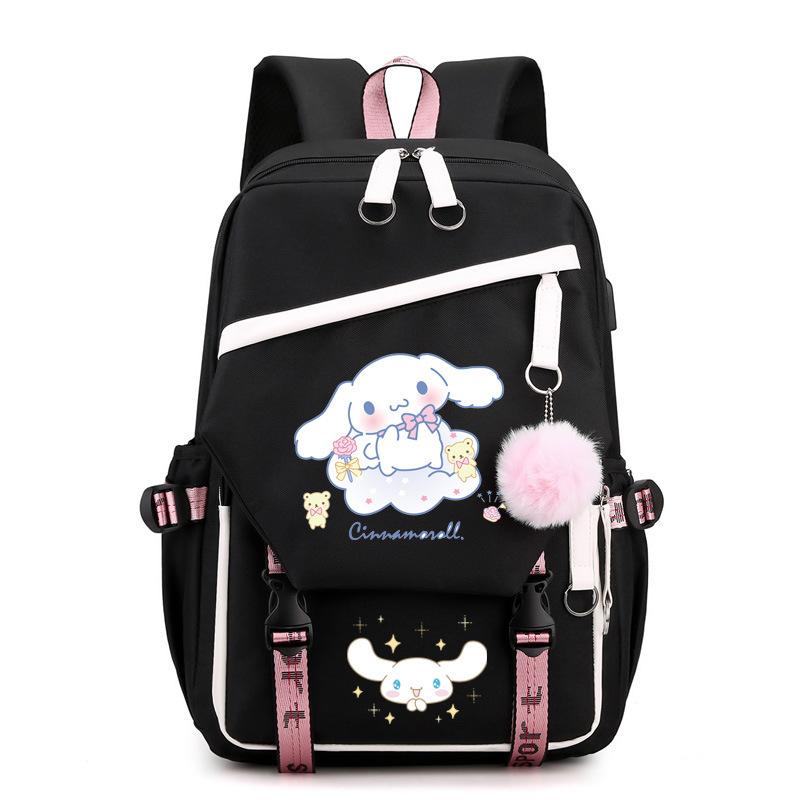 School Bag Yugui Dog Backpack, Primary And Secondary School Girls, Large Capacity Polyester Backpack, Travel Bag, Computer Bag Backpack