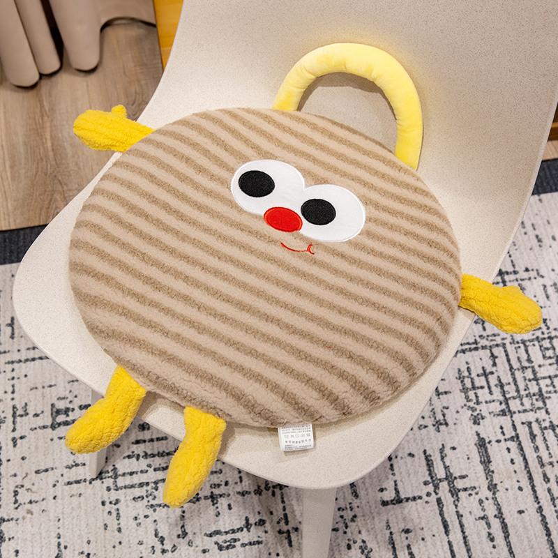 Autumn And Winter Student Warm Thickened Seat Cushion Cartoon Removable Memory Cotton Chair Cushion Office Butt Cushion