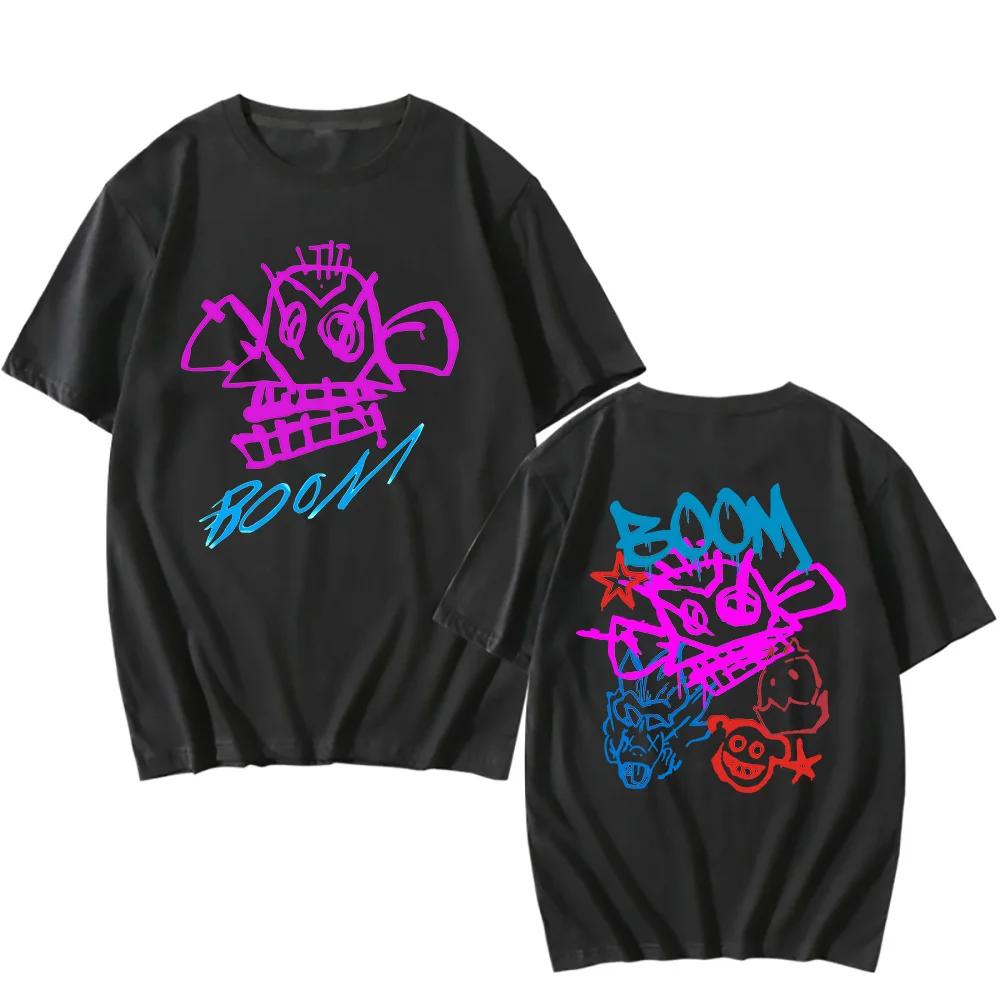 Boom Monkey Jinx Arcane T-shirt Hot Game TV Series Printing Tshirts Cotton High Quality O-neck Tee-shirt Short Sleeve Unisex Tee