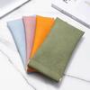 Self-closing Eyeglasses Bag Imitation Sheepskin Leather Glasses Holder Soft Velvet Interior Travel Protective Sunglasses Case