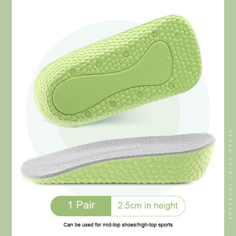 NO.8 Kõrgust suurendavad mallid Sisetallad tossudele Nähtamatu sisemine mäluvahust sisetald Suurendab jalanõude kasvu Naine Mees Pehmendus