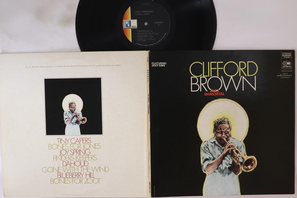 LP Record CLIFFORD BROWN ZOOT SIMS  Jazz Immortal ST20139 WORLD PACIFIC  US Jazz Used