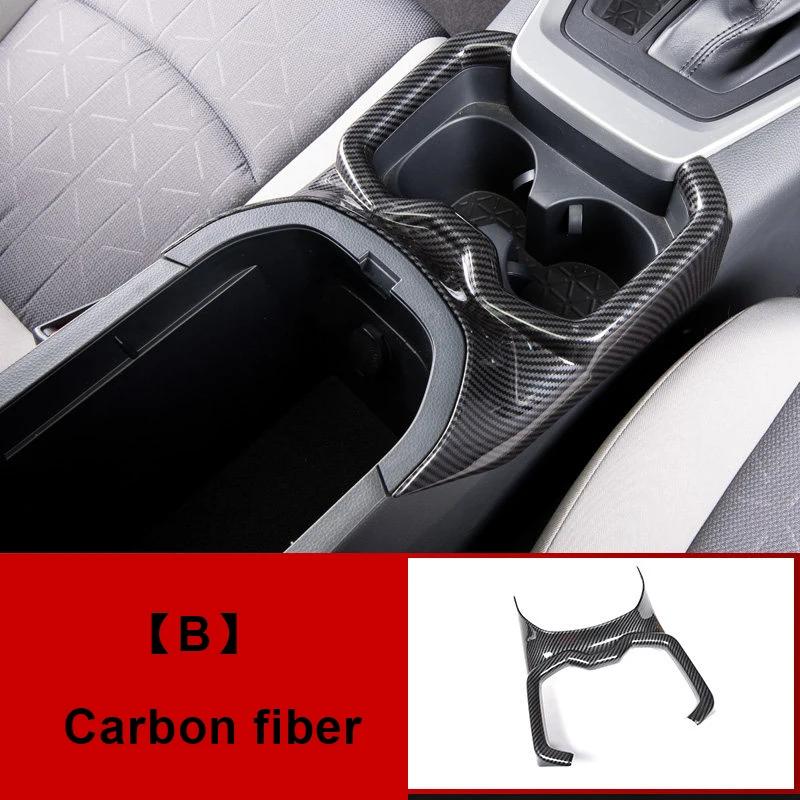 For Toyota RAV4      2024 XA50 ABS Car Front Row Water Cup Holder Cover Frame Panel Trim Sticker Accessories