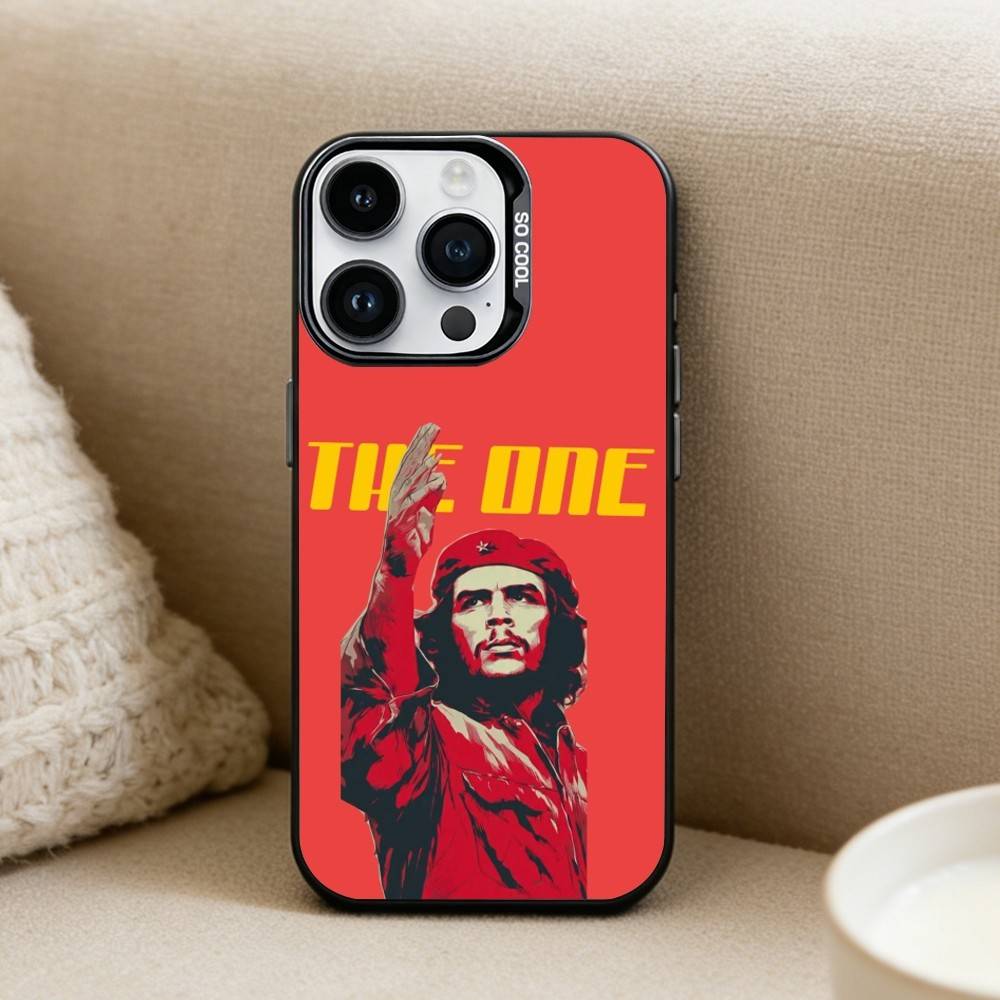 

Che Guevara Phone Case For iPhone17, 16,15,14,13,12 Pro Max Black Candy Matte Shockproof Cover iPhone13PRO
