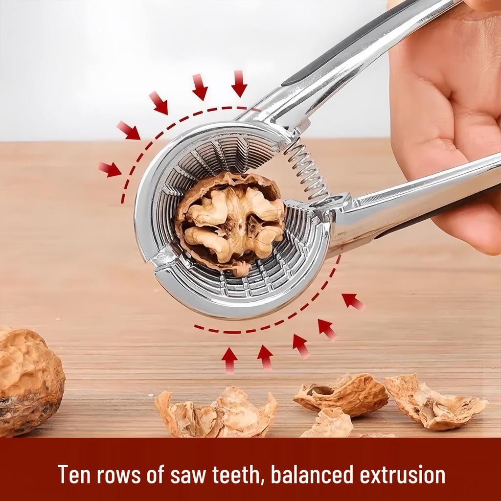 Germany's Advanced Stainless Steel Walnut and Hazelnut Cracker - Multi-Functional, Labor-Saving Peeling Pliers