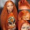 African hot selling small coiled tube long curly wig fashionable lace front small curly wig