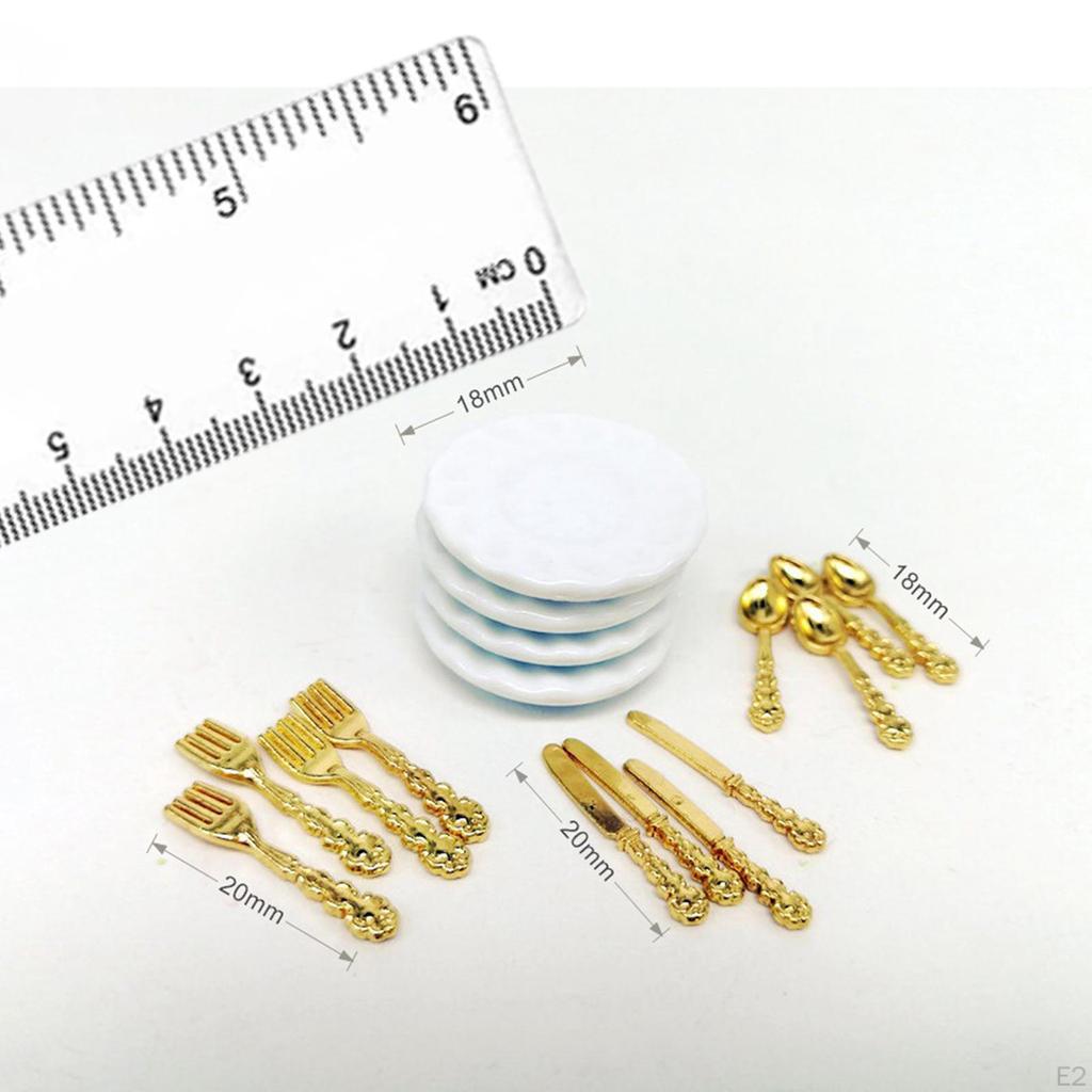1:12 Scale Dollhouse Porcelain Miniature Decoration Accessories Christmas Gifts