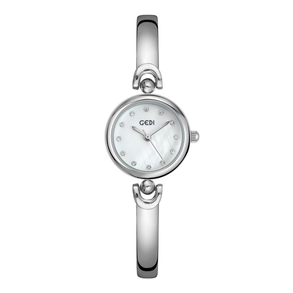 Gedi Elegant Korean Style Round Dial Bracelet Quartz Watch