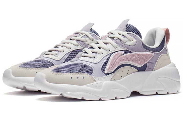 Women's Sneakers Li-Ning Li Ning Flowing Rock Flowing Rock Classic Low top Sports Casual Shoes Women's Beige