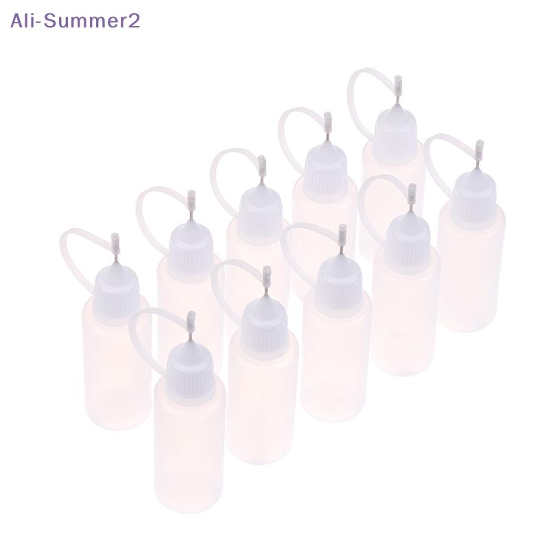 {Summer2} DIY Quilling Tool Empty Needle Tip Glue Bottle With Cap Liquid Dropper Containers With Silicone Rings For Crafting