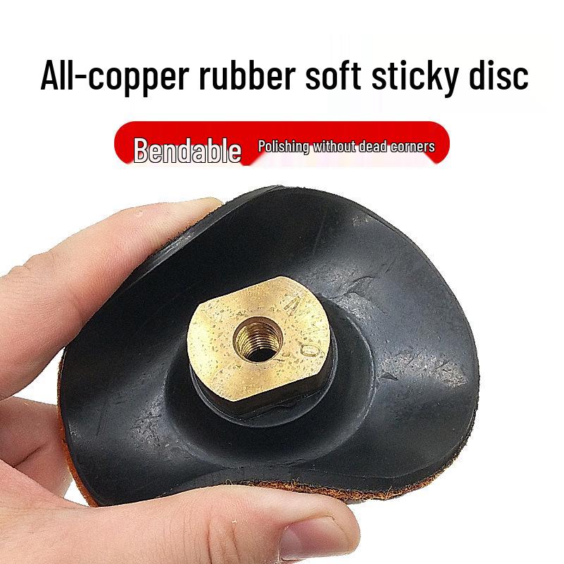 Self-Adhesive Polishing and Backing Pads for Angle Grinder: Wet, Dry, and Stone Options with Connector and Rubber Soft Backing Pad