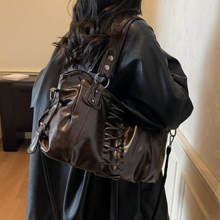 

New Women s Tote Bag Shoulder Messenger Bag кавовий