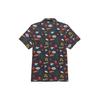 Vans X Artist Collaboration Printed Cartoon Fun All Over High Street Casual Polo Shirt Unisex Shirts Black VN0A7TQUYEG