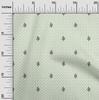 oneOone Cotton Flex Light Green Fabric Floral Fabric For Sewing Printed Craft Fabric By The Yard 40 Inch