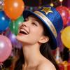 Colorful Festival Party Hat Stage Performance Dress Up Glitter Hats Hip-hop Dance Disco Hat for New Year Carnival Wedding