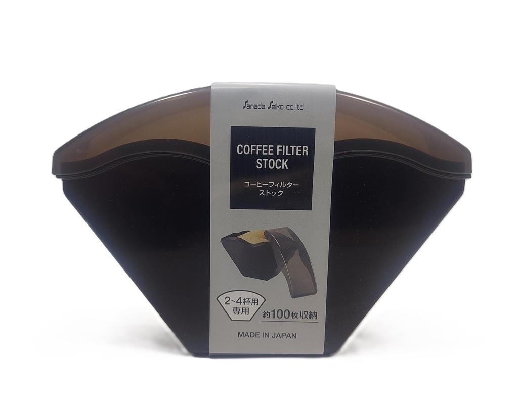 Made In Japan for Peace of Mind. Stylish Storage. A Mood-boosting Item. Coffee Filter Stock, Black.