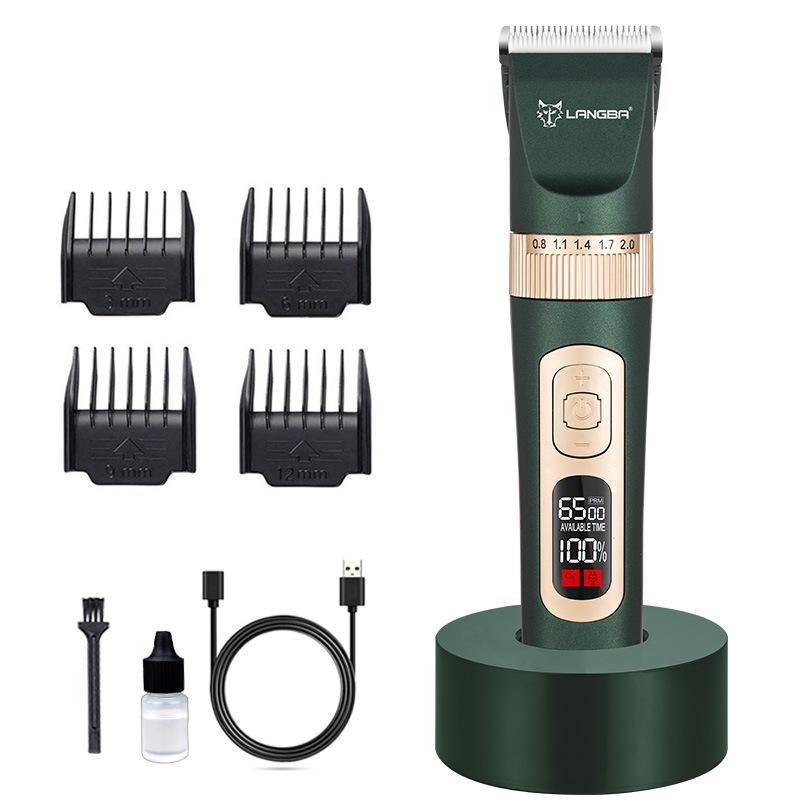 

Rechargeable Pet Hair Trimmer - Electric Grooming Clippers for Dogs