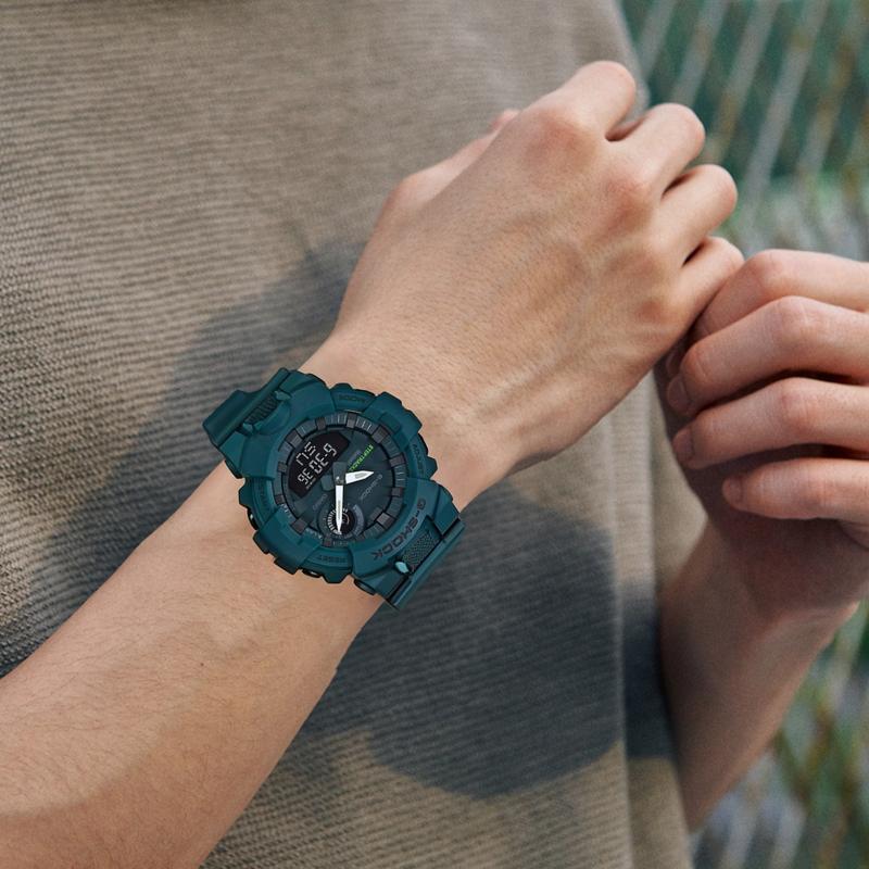 Casio G-Shock Bluetooth Connection Outdoor Recommendation Classic Pointer Dual Display Dial Waterproof Sports Quartz Watch Quartz Movement GBA-800-3A