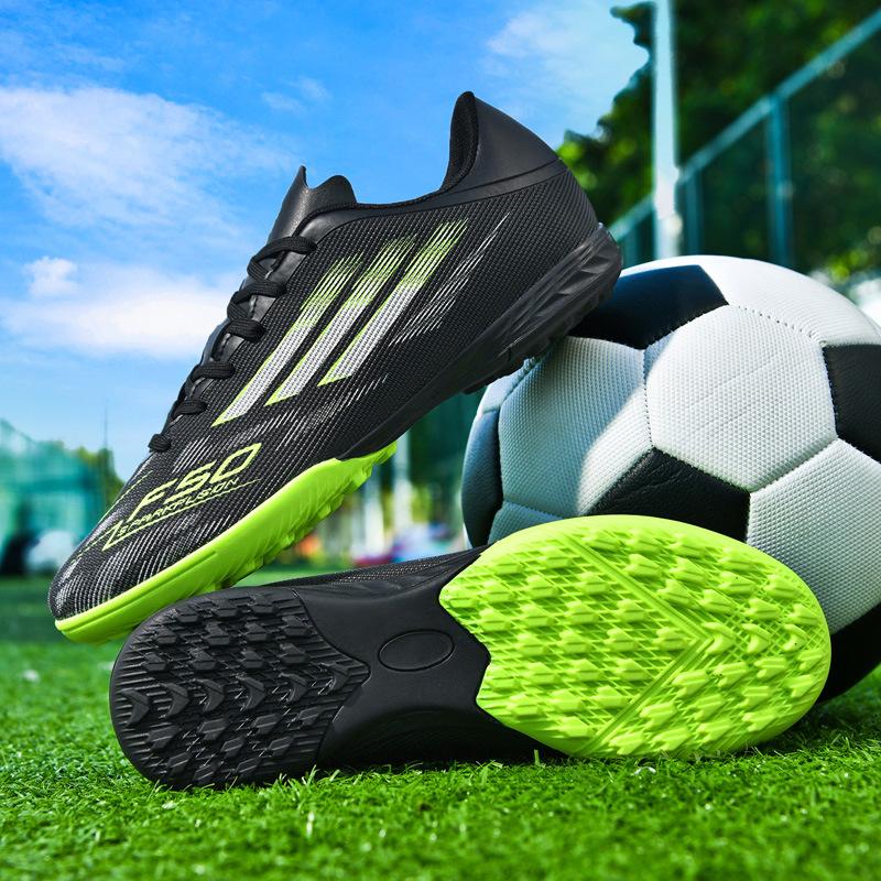 Kinder Fußballschuhe TF lange Stollen AG kurze Stollen für Jungen und Mädchen Rutschfeste Gummisohle Fußballschuhe Lagerware