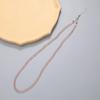 Handmade Crystal Bead Nylon Phone Neck Lanyard - Transparent, Long, Couples' Design