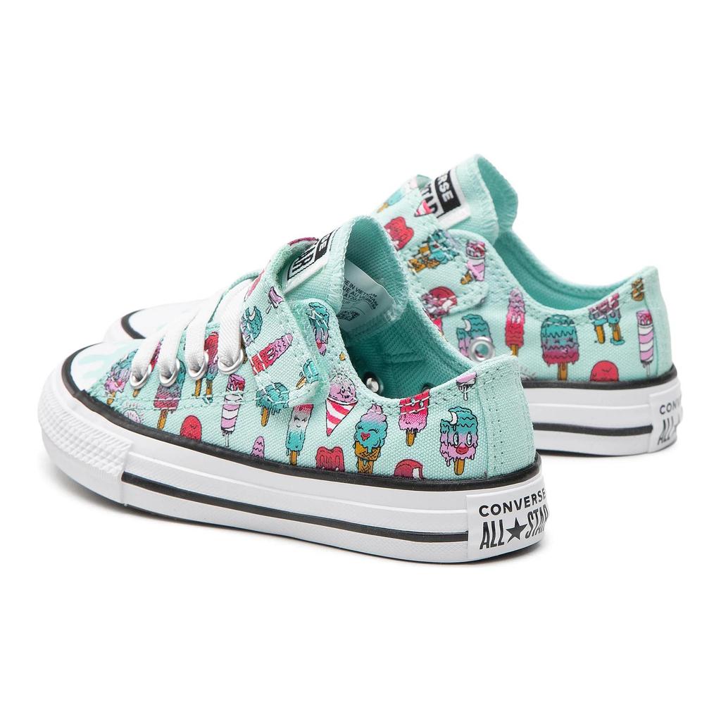 Converse Chuck Taylor All Star Comfortable Low Top Canvas Shoes Kids Sneakers Blue A02151C