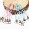 100 Colorful Double Loop Nylon Phone Lanyards - Jewelry Pendant Cords for DIY Accessories