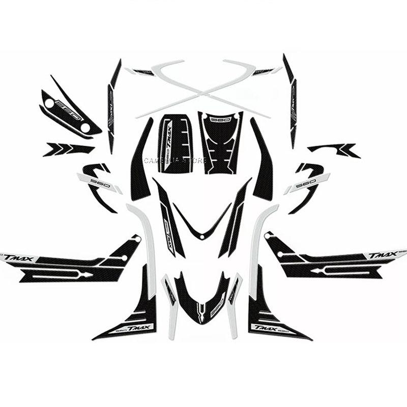 Yamaha TMAX 560 2020-2021 3D Waterproof Sun-Protective Full Sticker Set