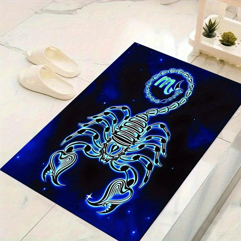 1pc Scorpio Pattern Area Rug, Anti slip Non Shedding Stain Resistant Carpet