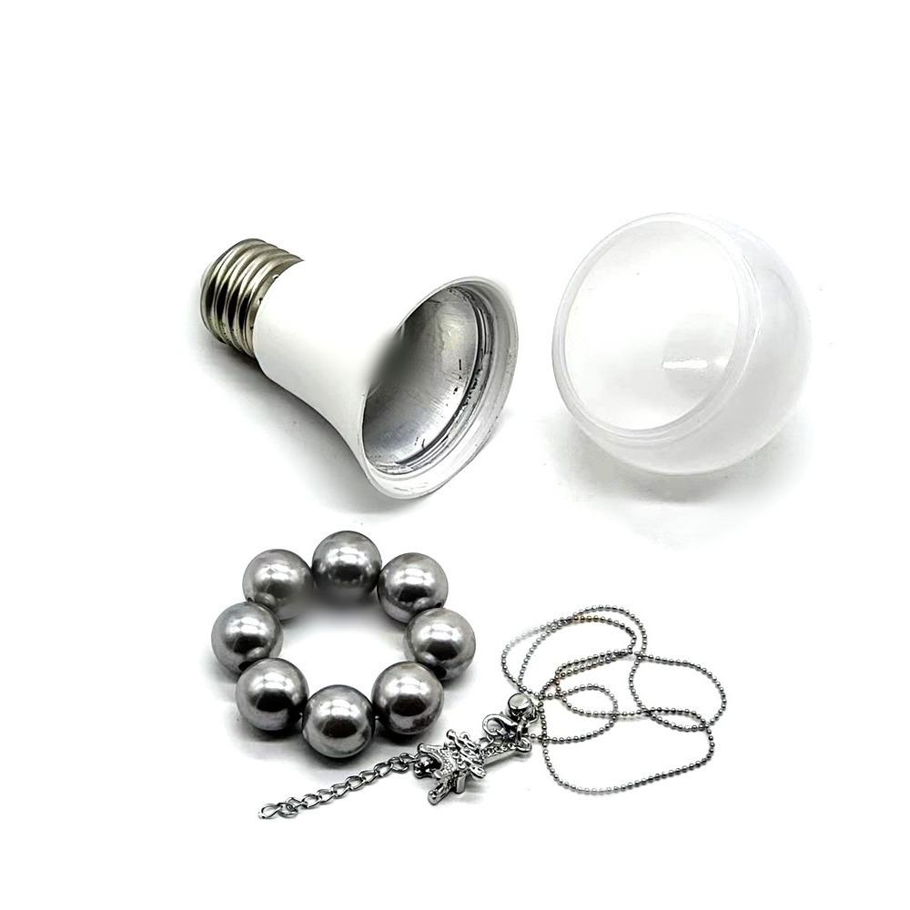 1pc Realistic Light Bulb Hidden Safe – Transparent Storage Box with Combo Lock for Cash, Jewelry & Small Valuables