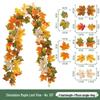 Artificial Maple Leaf Vine for Autumn Harvest Festival & Thanksgiving Decorations