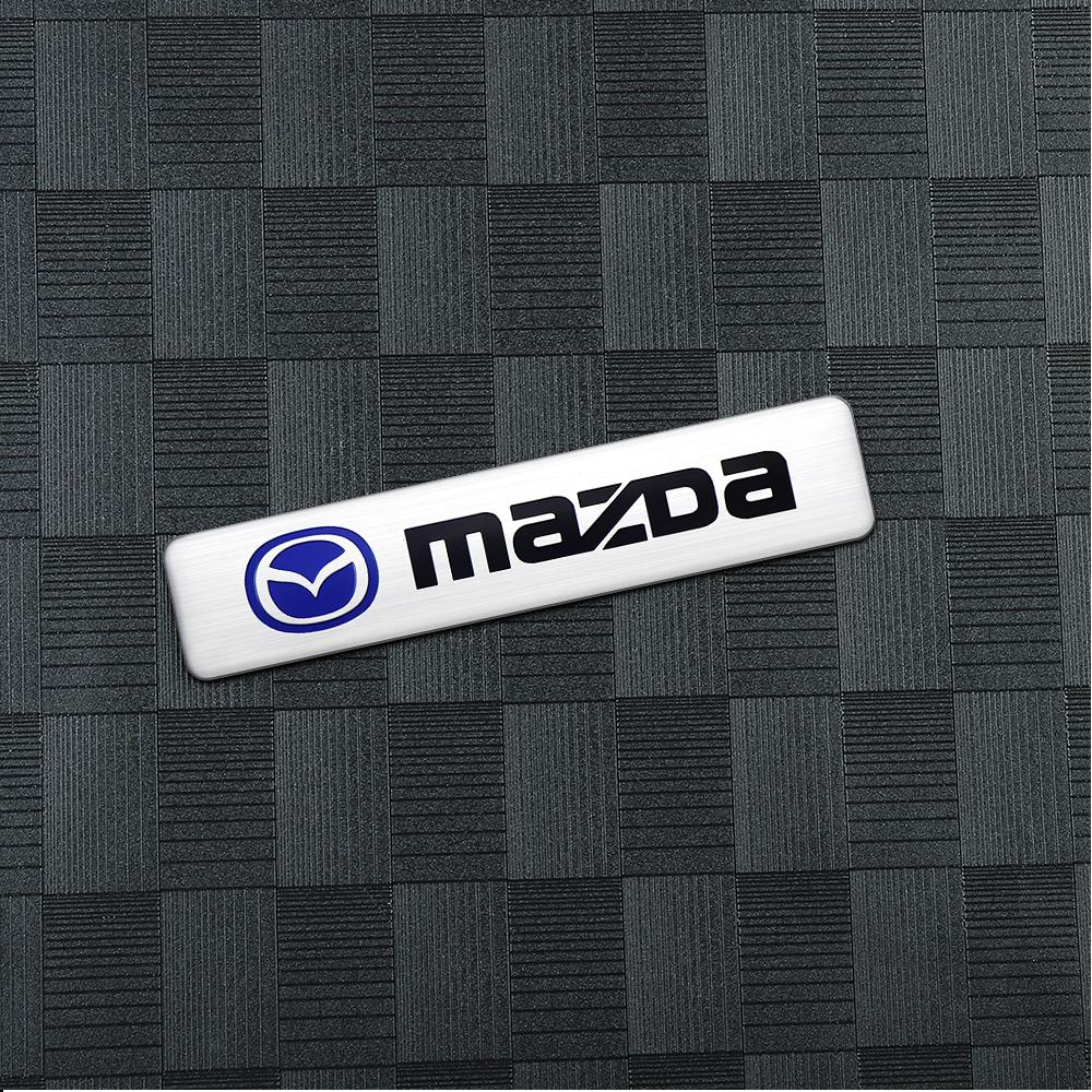 3D Aluminum Car Trunk Body Sticker Auto Emblem Exterior Decals Accessories For Mazda 3 6 MS Atenza Axela CX-5 CX-8 RX-8 GG GJ BK FF10