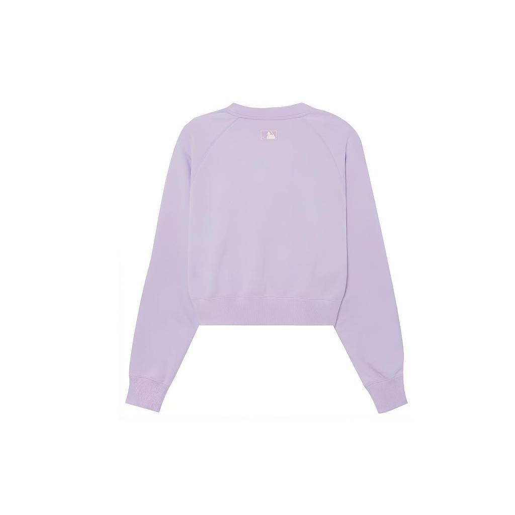 New MLB Sweatshirts Unisex Light Purple 3FMTB0231-43LDL