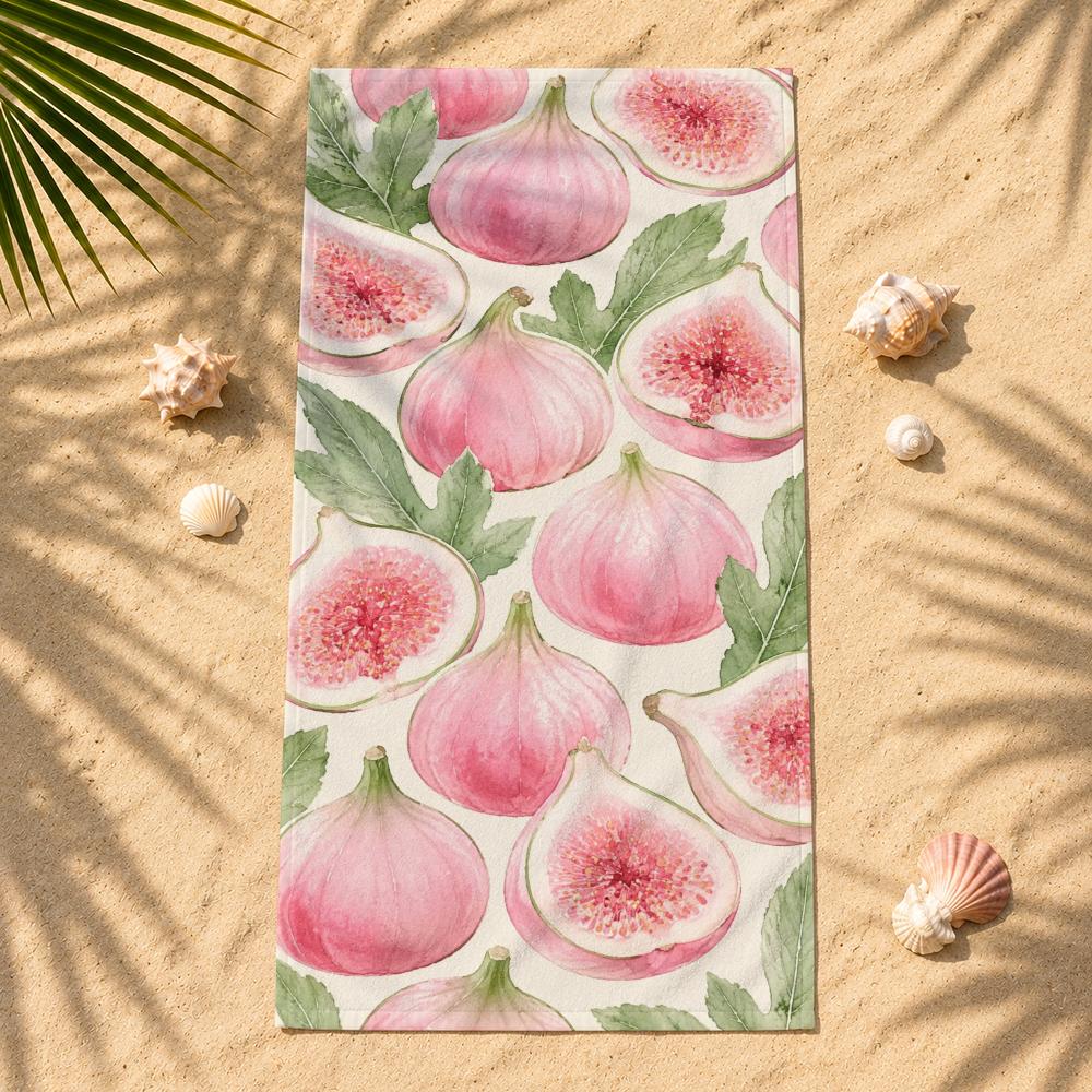 Summer Fruits Towel Five-Star Hotel Quality Eco-Friendly Ultra Soft Thick Towels & Beach Towels Gym Shower