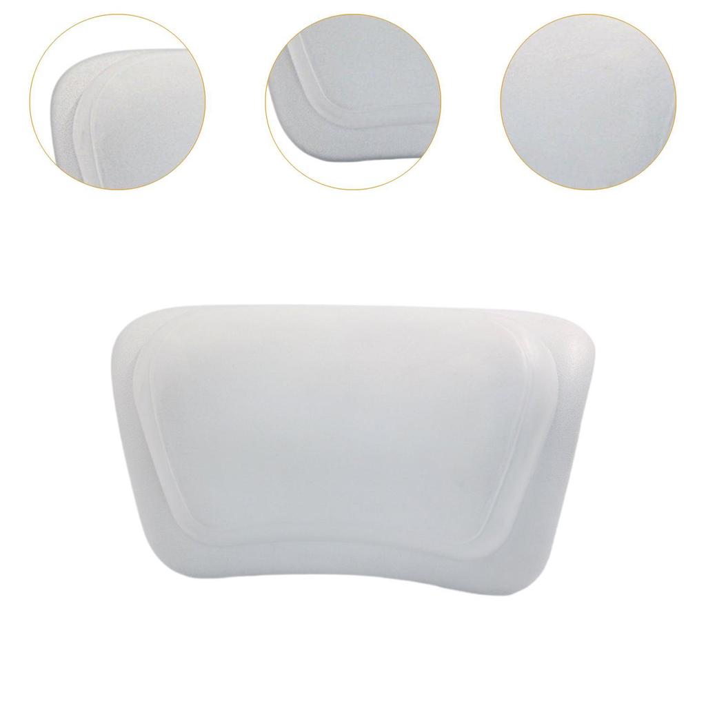 Bathtub Pillow Headrest Multifunction Soft Compact Waterproof Space Saving