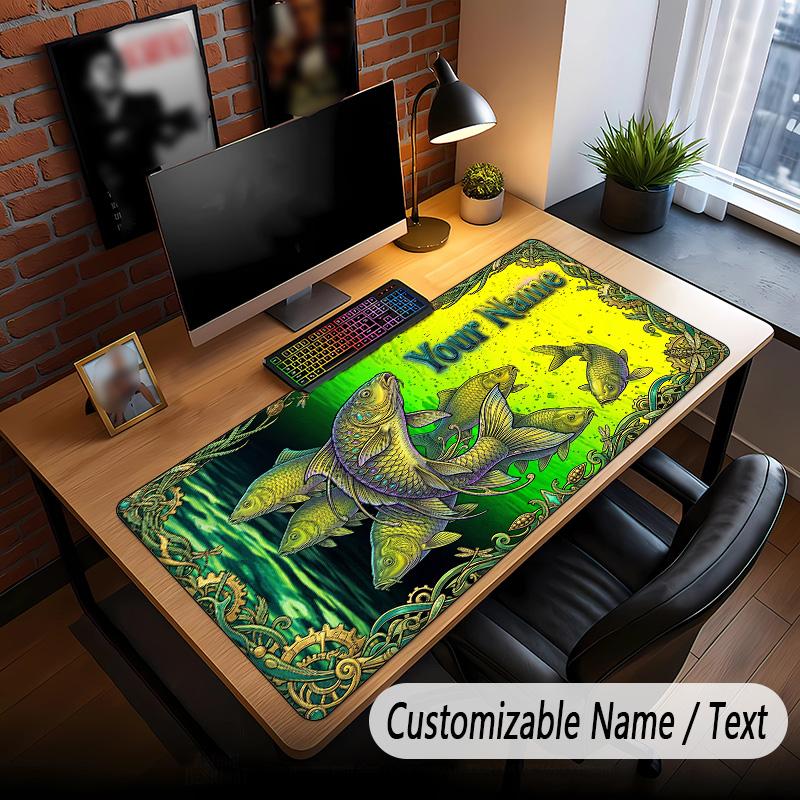 Decorative Artwork Theme Custom Mouse Pad Personalized With Name Text Customized Desk Mat For Office Home Decor
