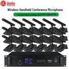 HuiDu BA-6820 Professional Wireless Conference Microphone System (CN version)