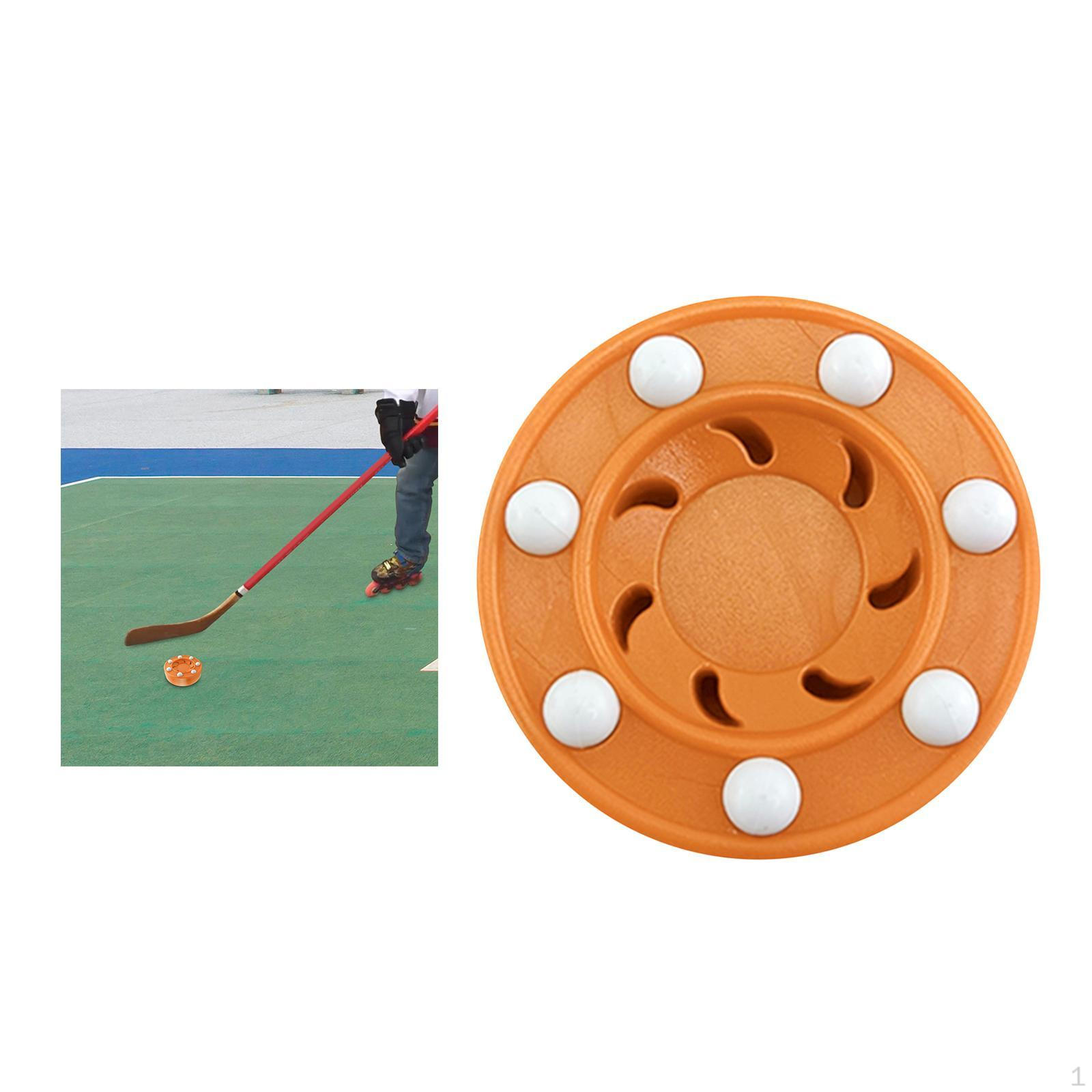 

Хоккейная шайба плоский каток напольный тренировочный мяч для соревнований оранжевый