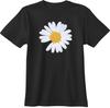 G-DRAGON Short Sleeve T-Shirt, Solid Color (JP, Alphabet, S, Big Daisy (BLACK))