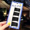 36/50Pcs Women 6 cm Hair Waved U-Shaped Bobby Pin Barrette Salon Grip Clip Bridal Hairpins Black Metal Hair Accessories For Bun