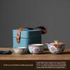 Chaxun Ru Kiln Portable Travel Tea Set