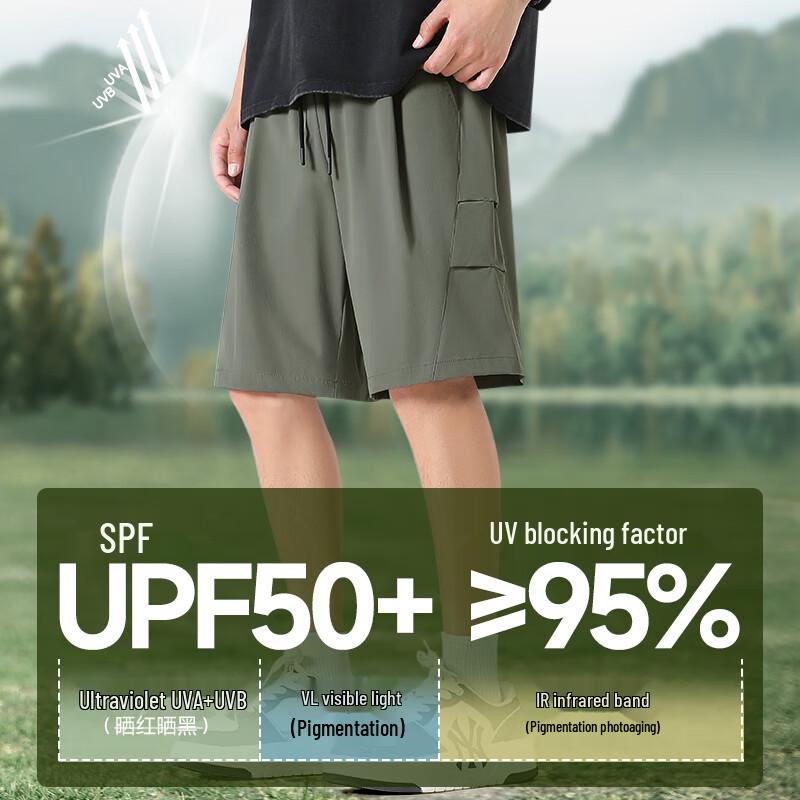 Warrior Men's Lightweight Breathable Summer Cargo Shorts